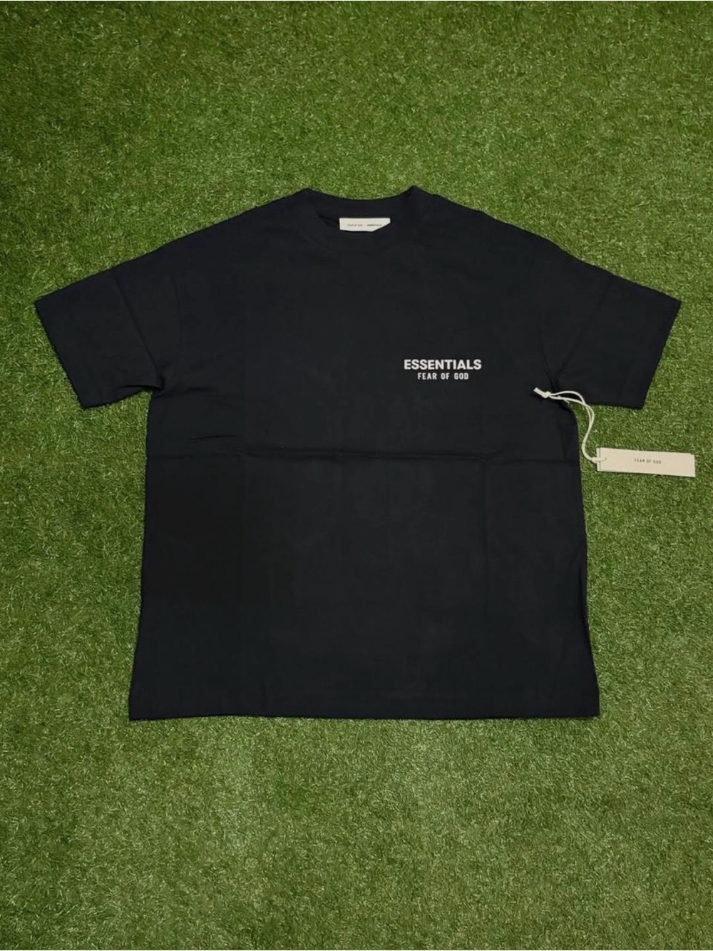 Fear of God Essentials Short Sleeve T-Shirt in Black